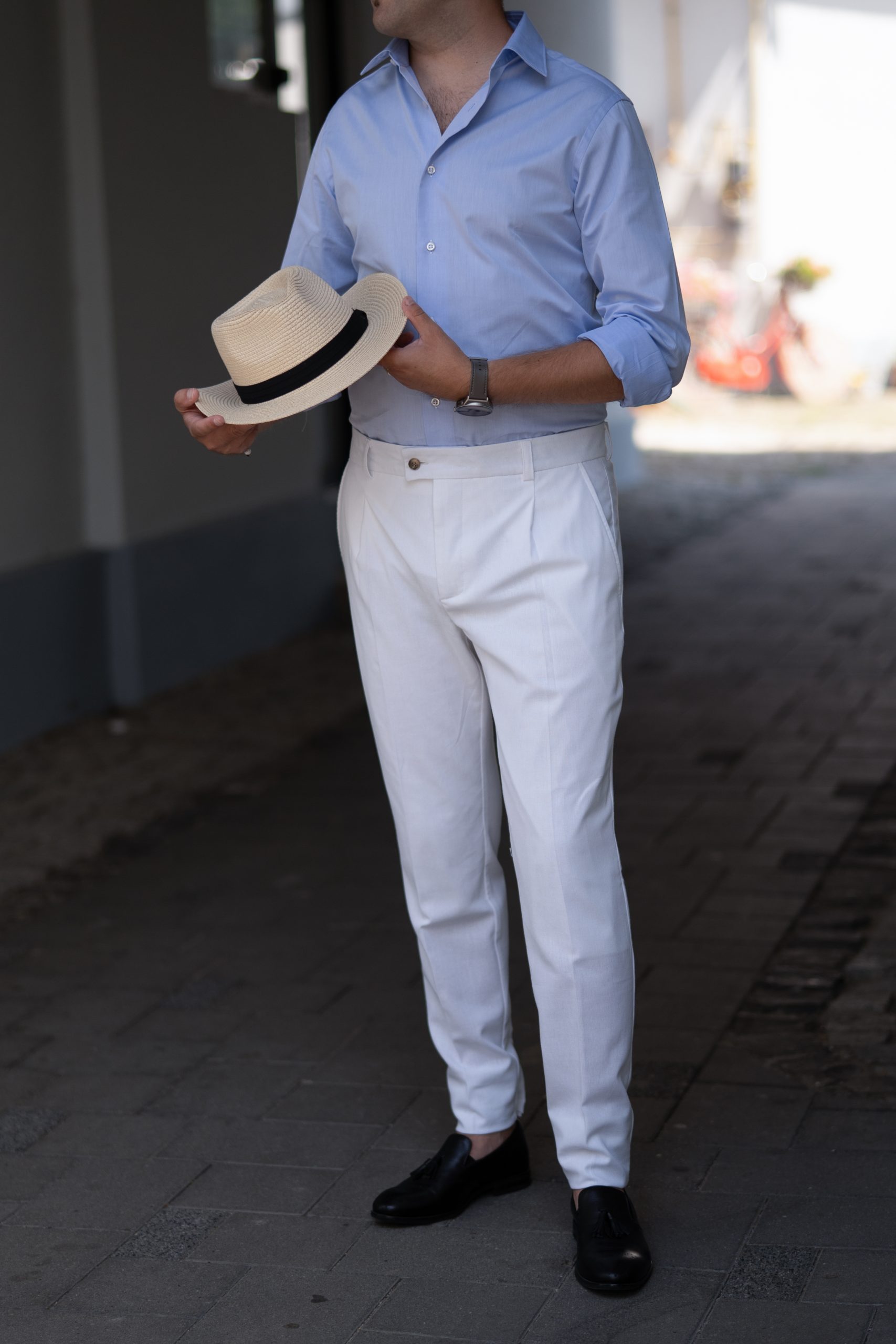 pantaloni pentru barbati in stil italian