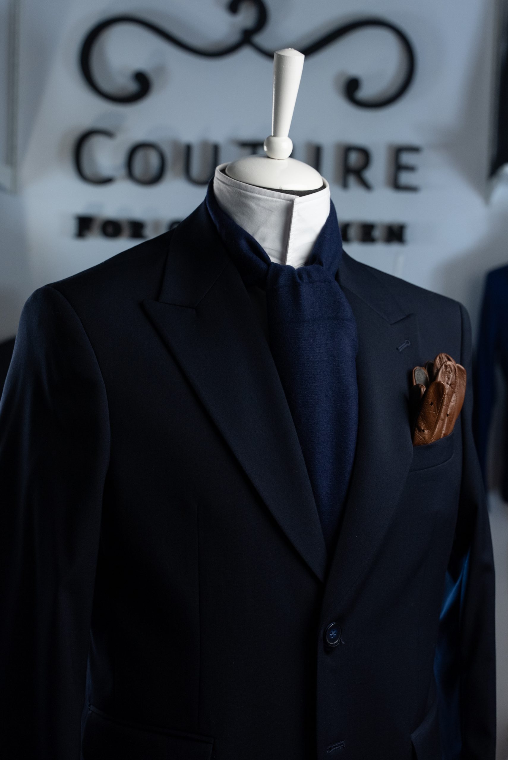 (product) Esarfa Barbati Casmir Bleumarin Ctre008