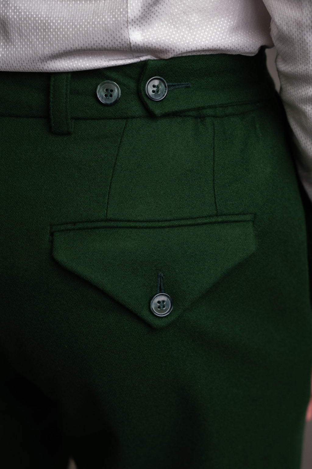 Men's green flannel pants featuring a comfortable fit and stylish design, perfect for casual or smart-casual wear.