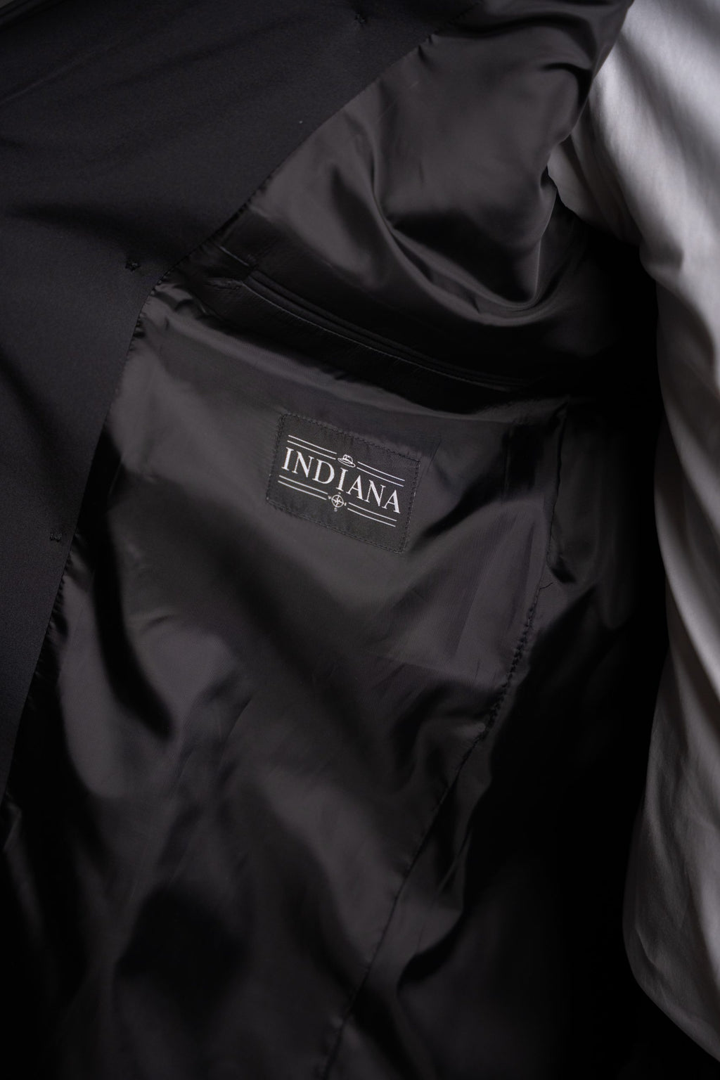 2 in 1 Geaca tip Trench negru impermeabil barbati toamna iarna