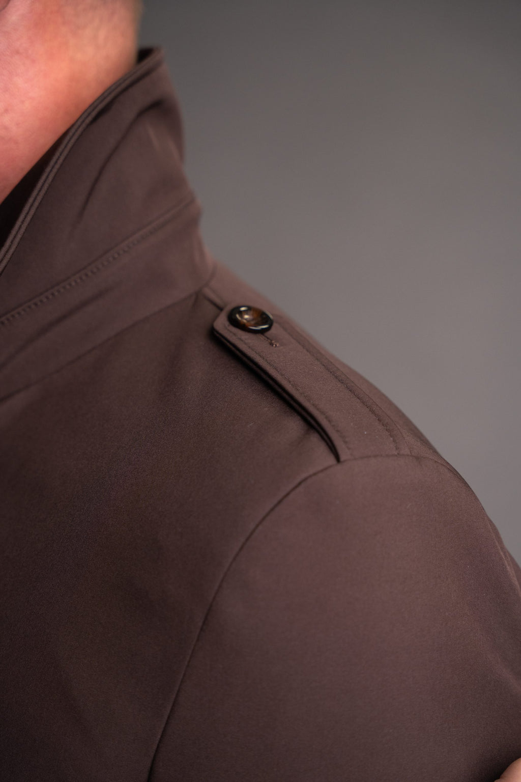 2 in 1 Geaca tip Trench maro ciocolatiu impermeabil barbati toamna iarna