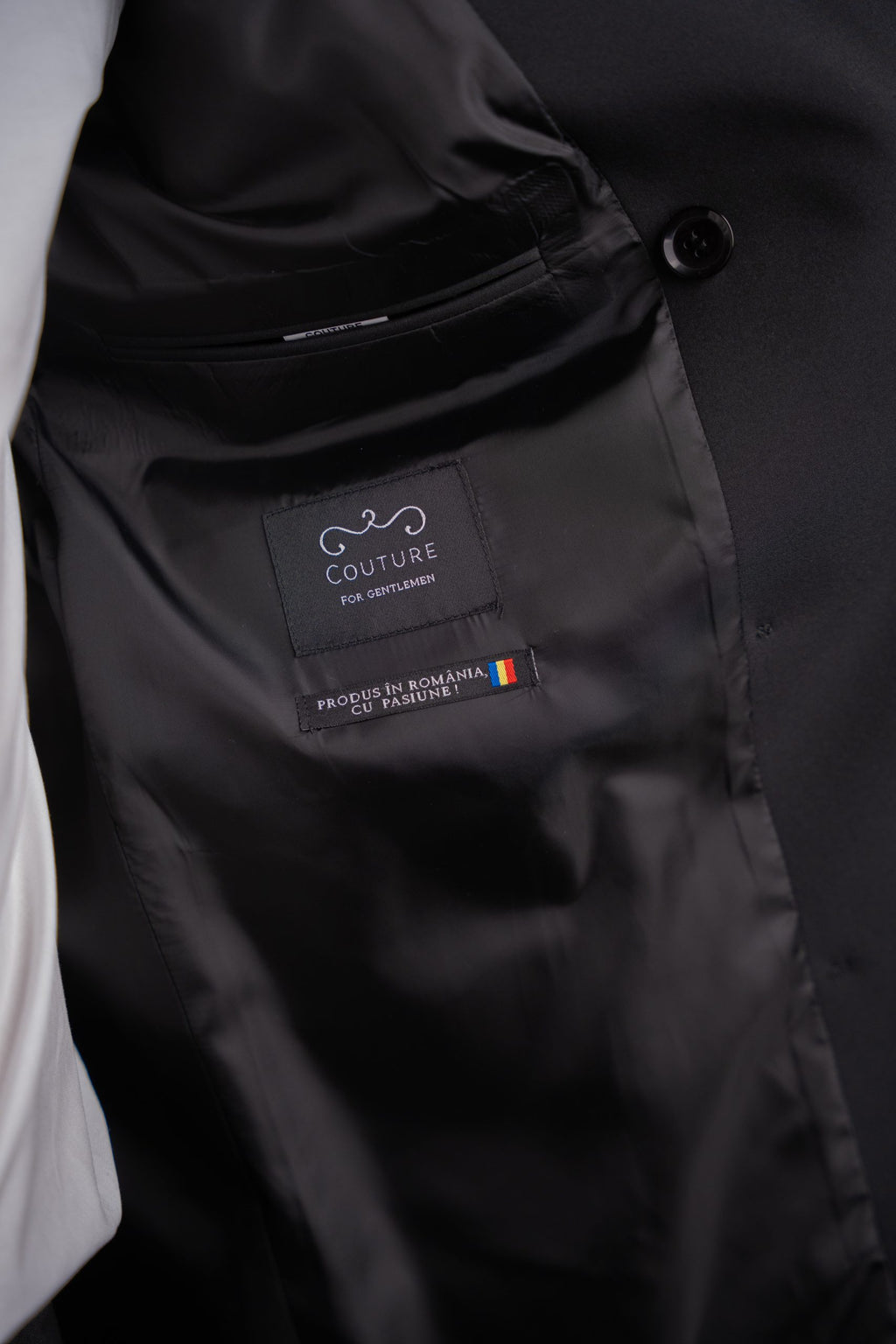 2 in 1 Geaca tip Trench negru impermeabil barbati toamna iarna