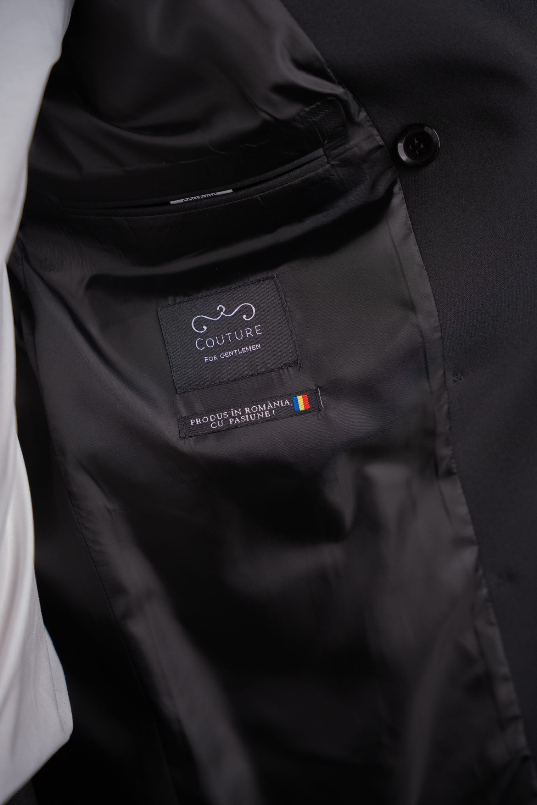 2 in 1 Geaca tip Trench negru impermeabil barbati toamna iarna