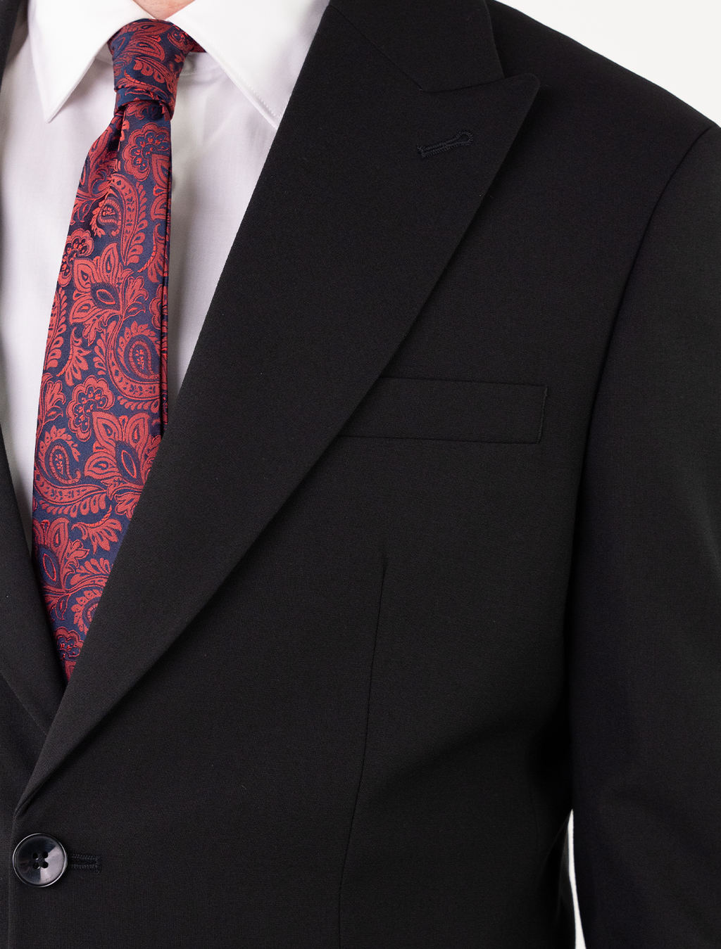 (product) Costum Barbati Negru Tailored Fit Cfg300