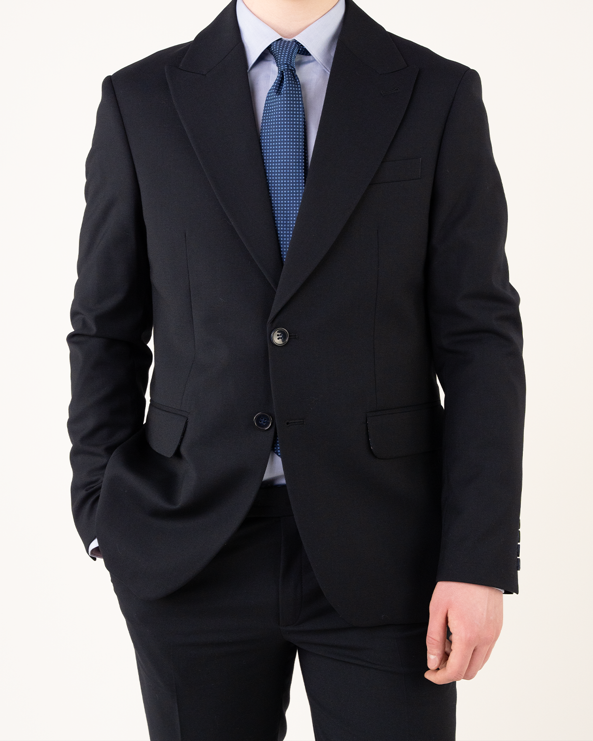 (product) Costum Barbati Bleumarin Tailored Fit Cfg301