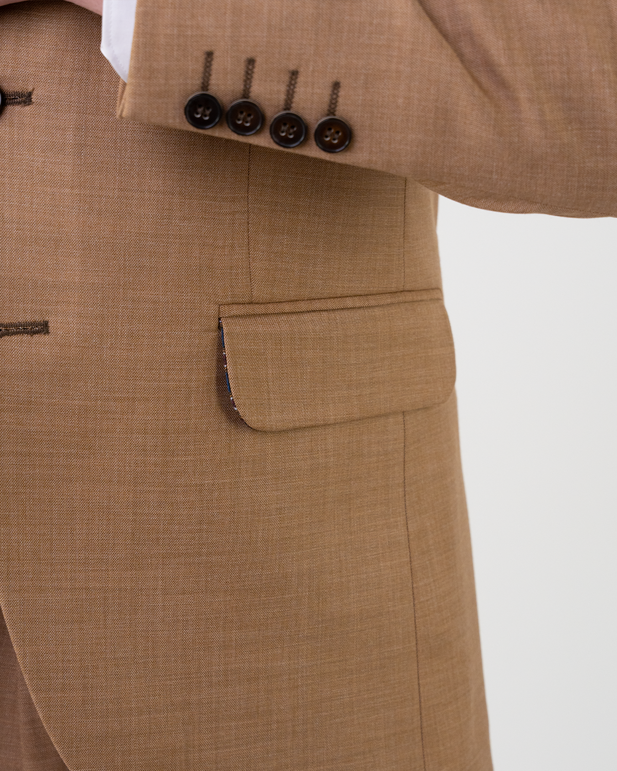 (product) Costum Barbati Bej Cappuccino Tailored Fit Cfg312