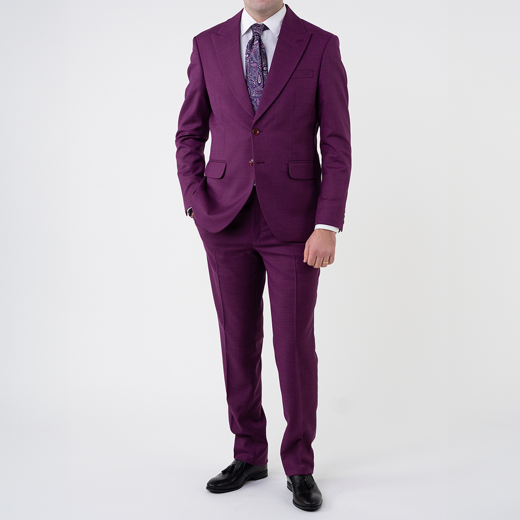 (product) Costum Barbati Purple Inchis Tailored Fit Cfg354