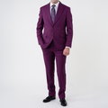 (product) Costum Barbati Purple Inchis Tailored Fit Cfg354