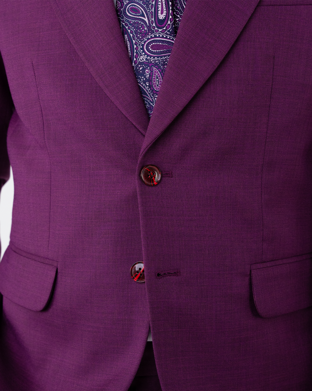 (product) Costum Barbati Purple Inchis Tailored Fit Cfg354