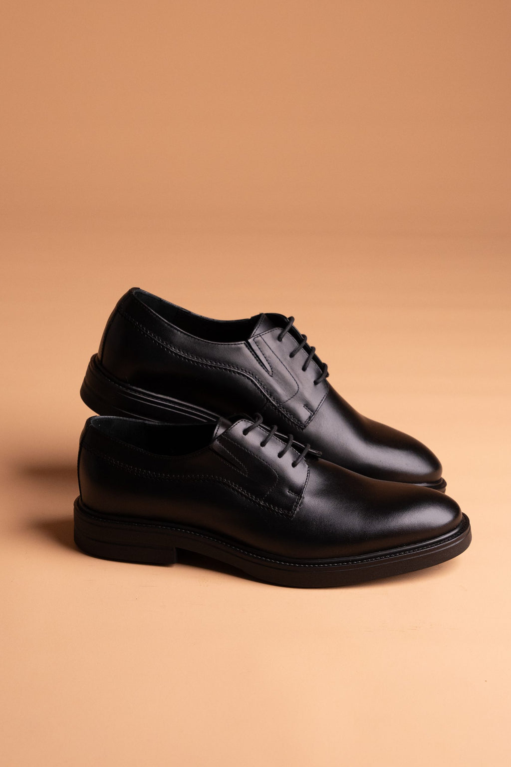 (product) Pantofi Bărbați din piele naturală, Negru Box, Cfgp530nb