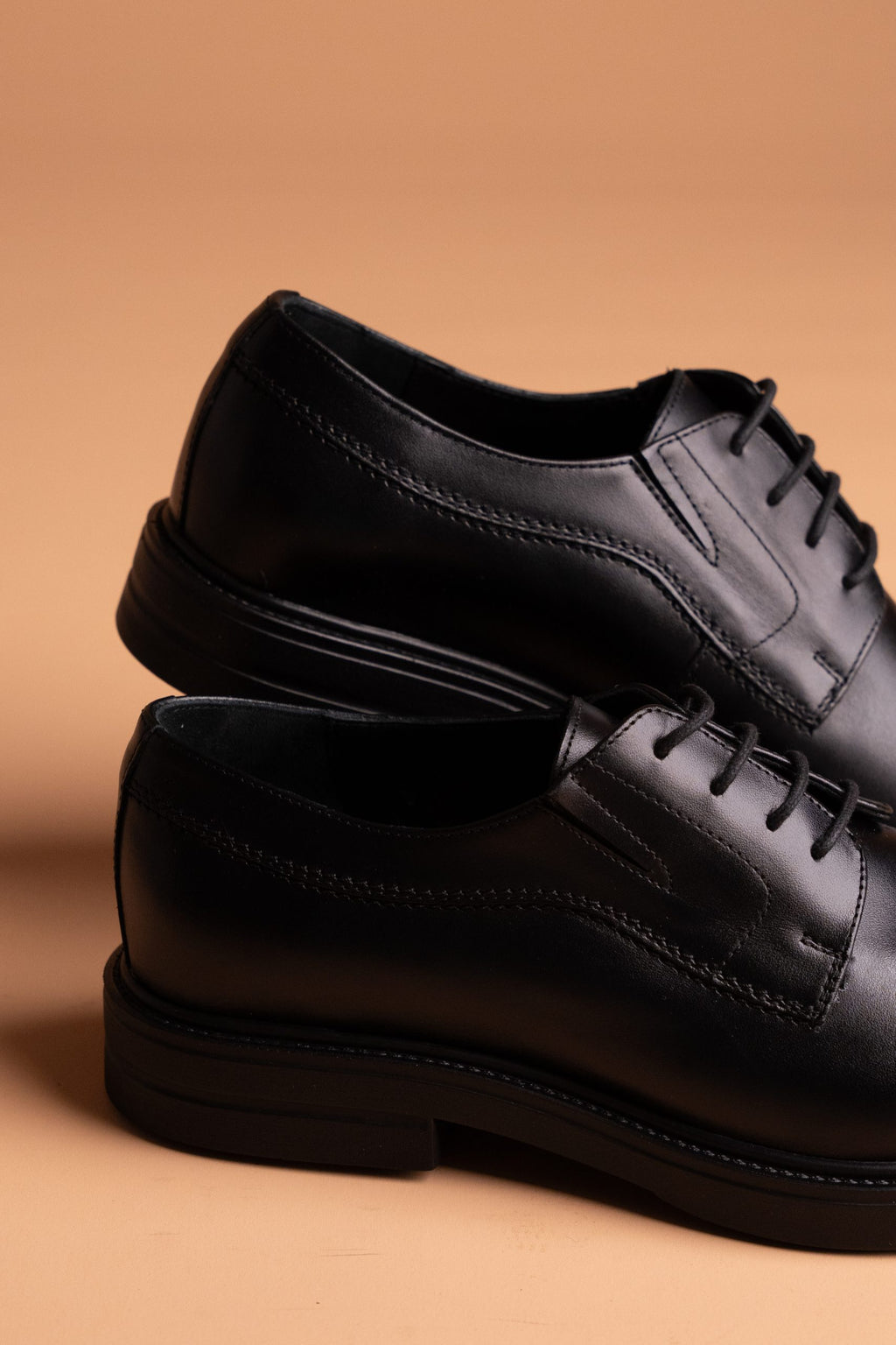 (product) Pantofi Bărbați din piele naturală, Negru Box, Cfgp530nb