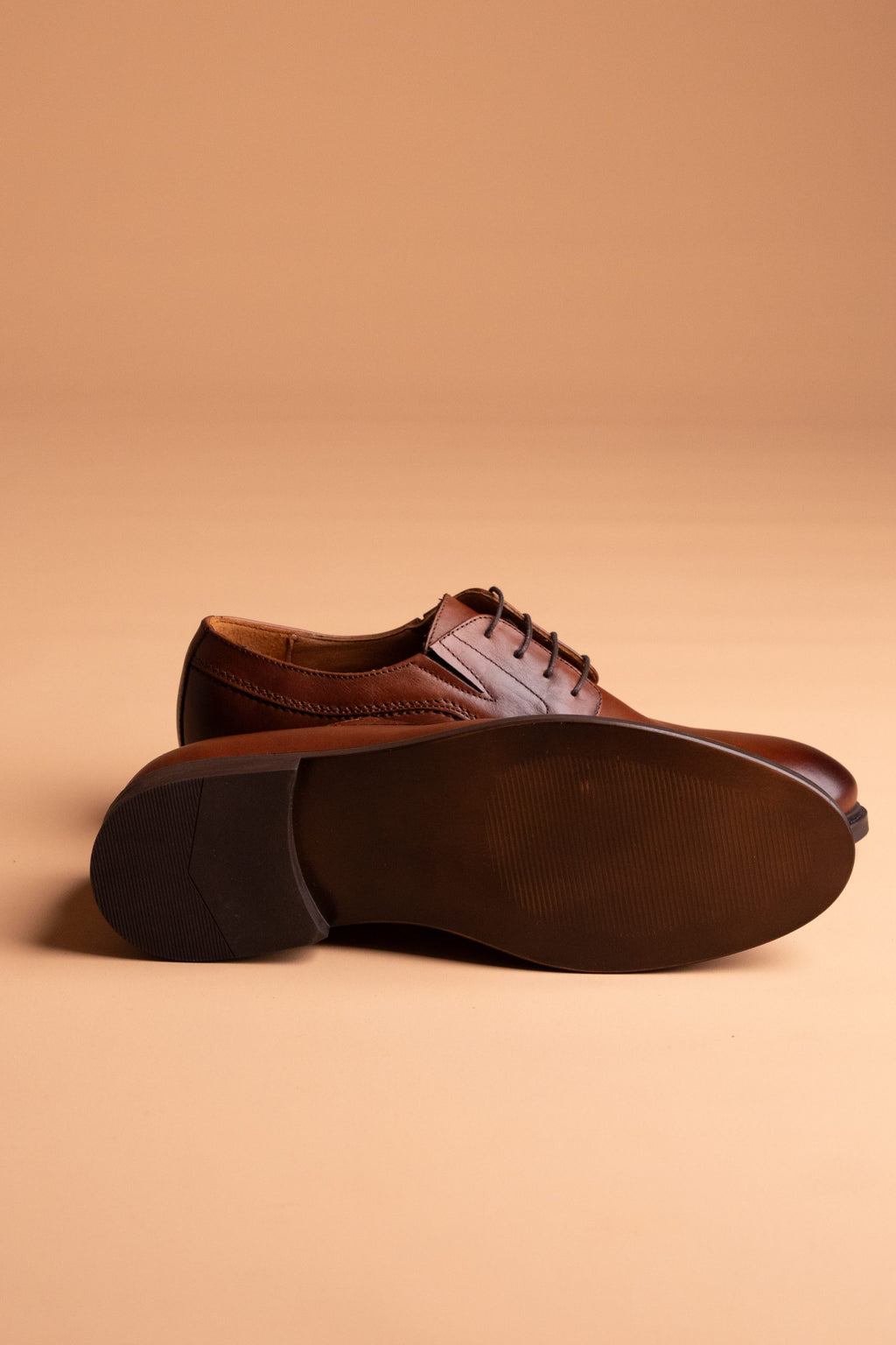 (product) Pantofi Bărbați din piele naturală, Cognac Cfgp531cb