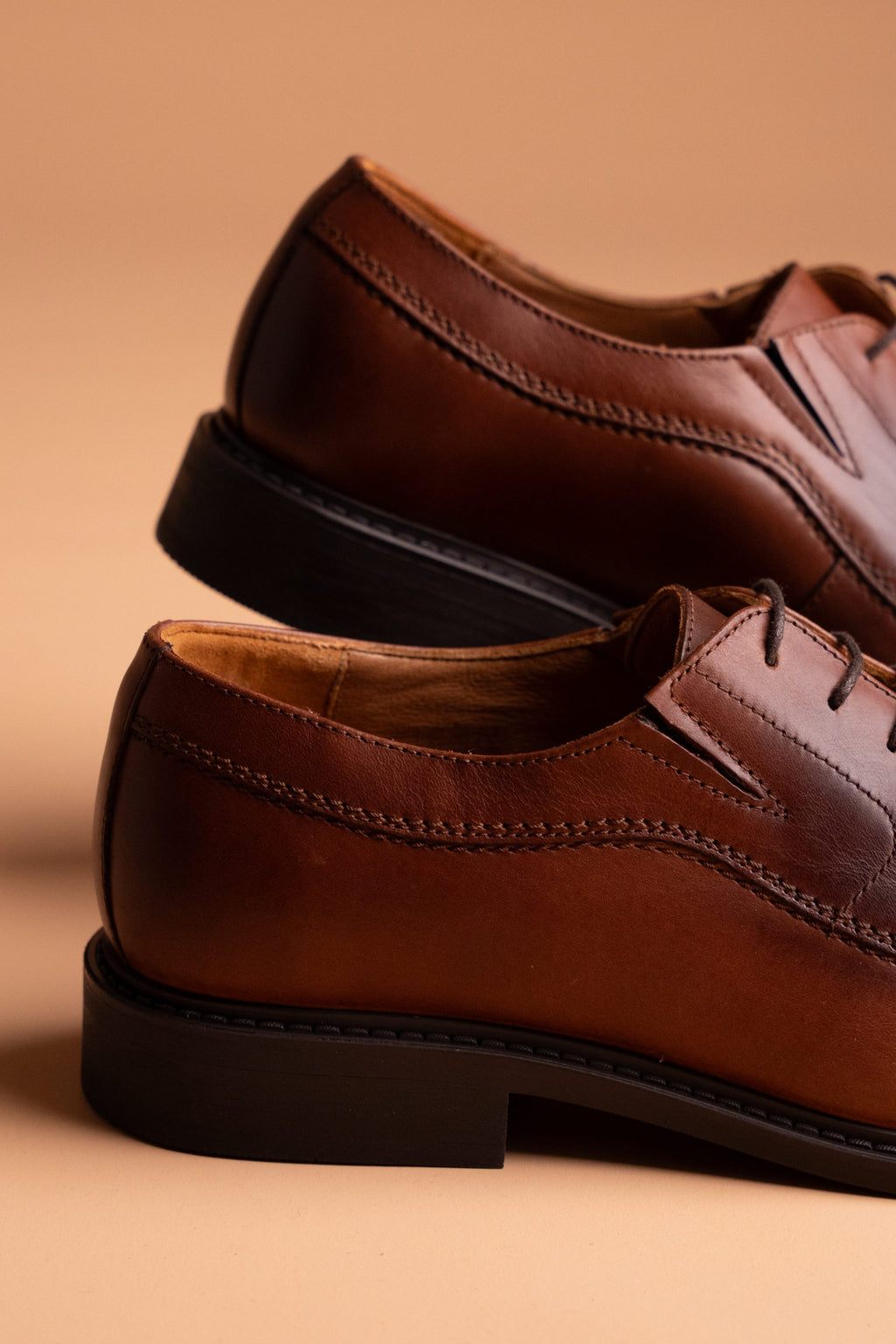 (product) Pantofi Bărbați din piele naturală, Cognac Cfgp531cb