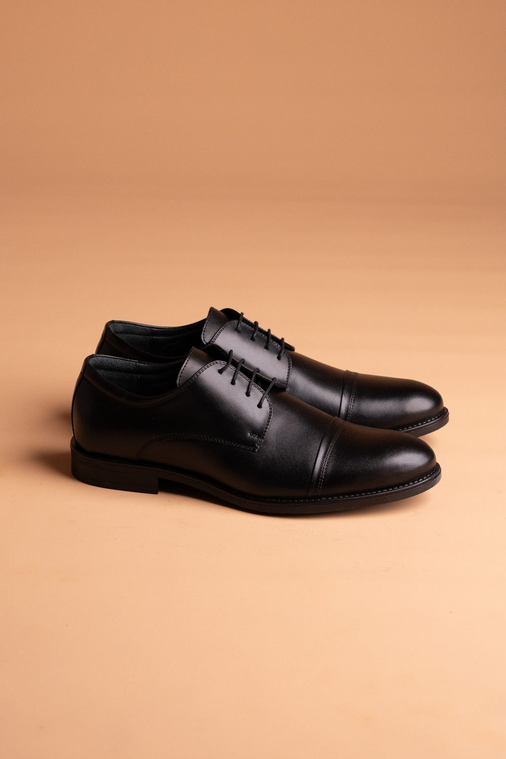 (product) Pantofi Bărbați din piele naturală, Negru Cfgp665nb