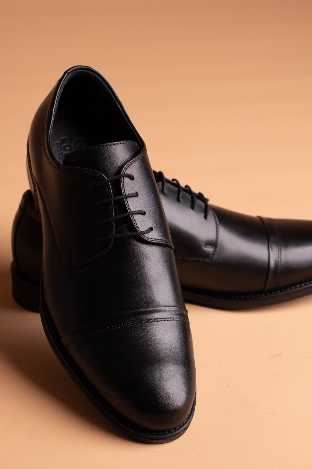 (product) Pantofi Bărbați din piele naturală, Negru Cfgp665nb