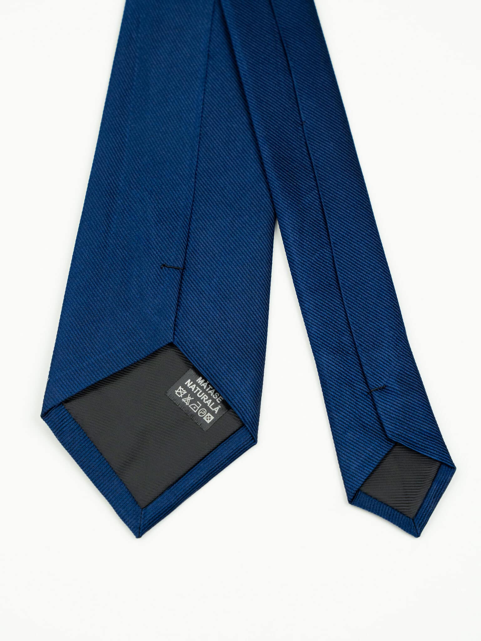 (product) Cravată simplă bleumarin, mătase naturală, Crv002