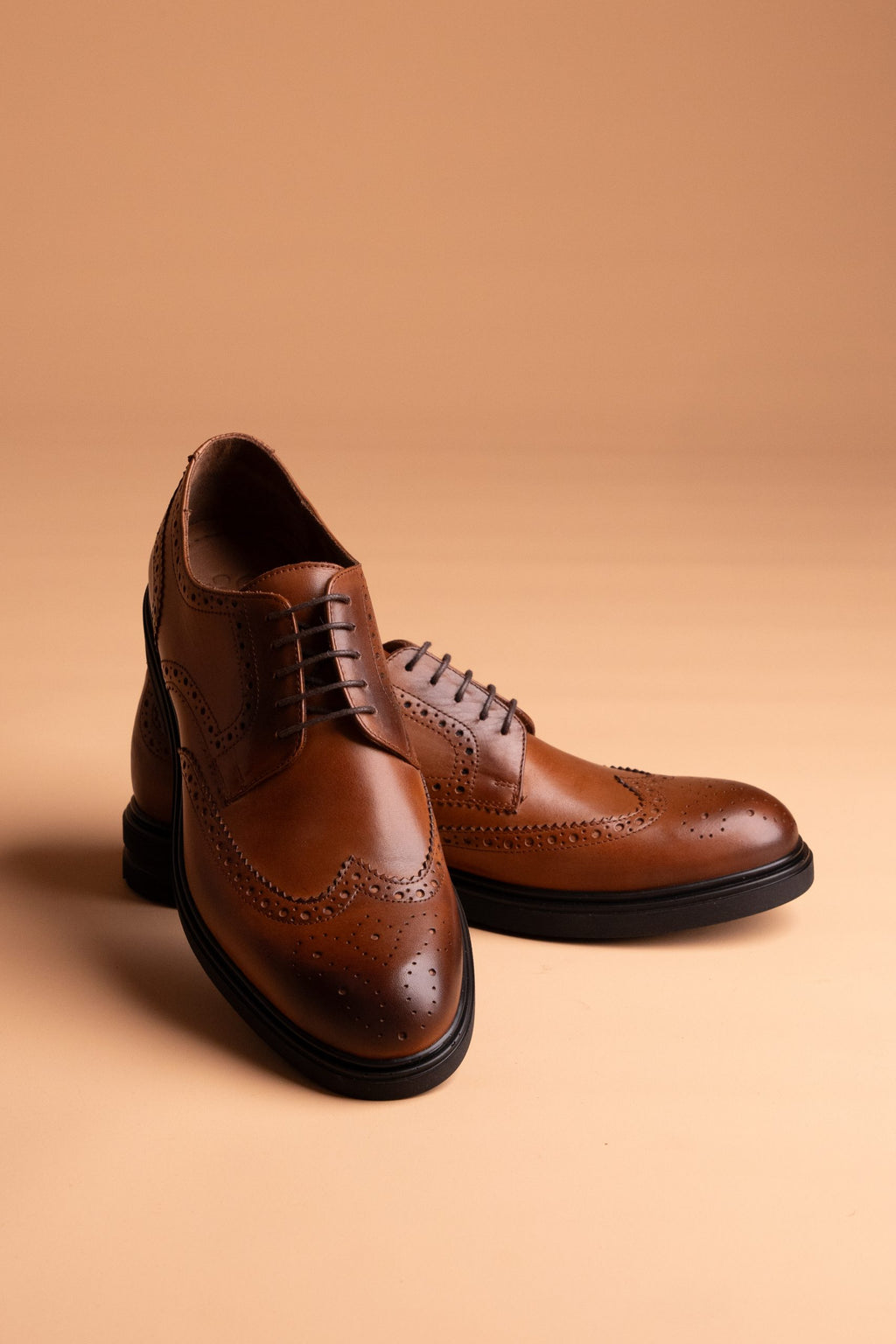 (product) Pantofi Bărbați din piele naturală, Cognac Cfgp996cb