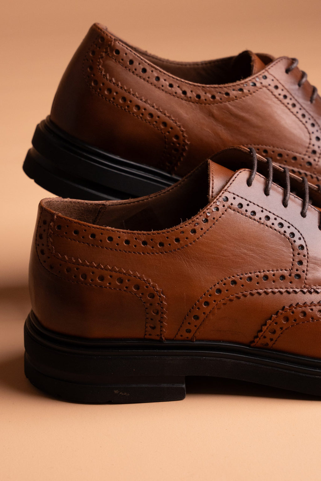 (product) Pantofi Bărbați din piele naturală, Cognac Cfgp996cb