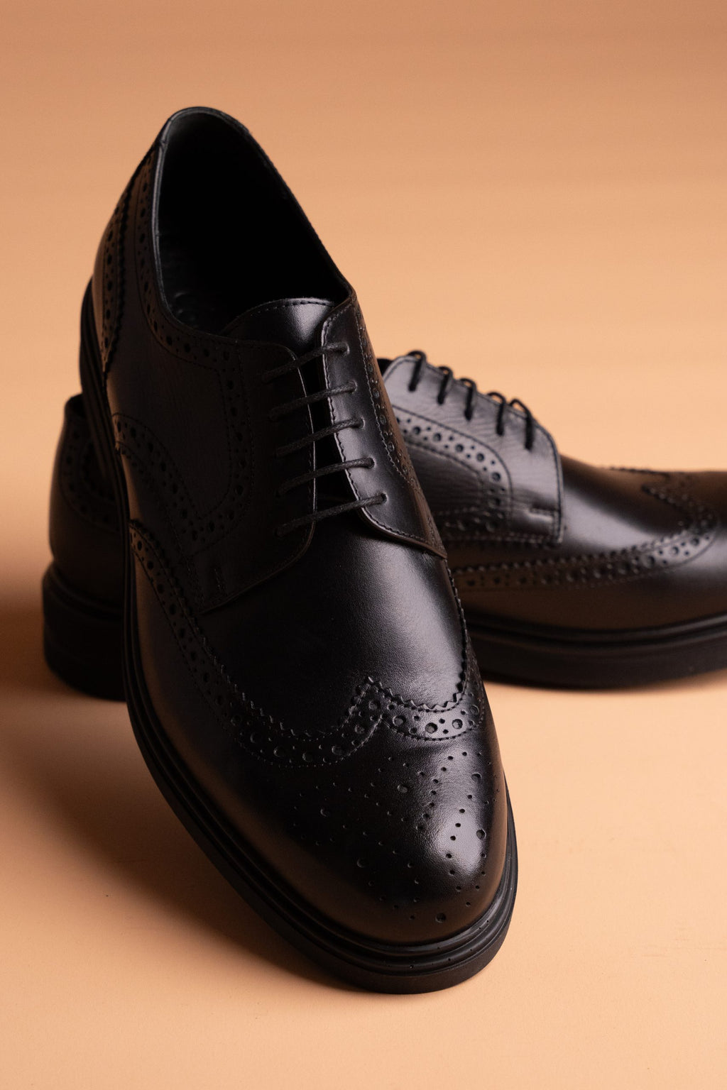 (product) Pantofi Bărbați din piele naturală, Negru Cfgp996nb