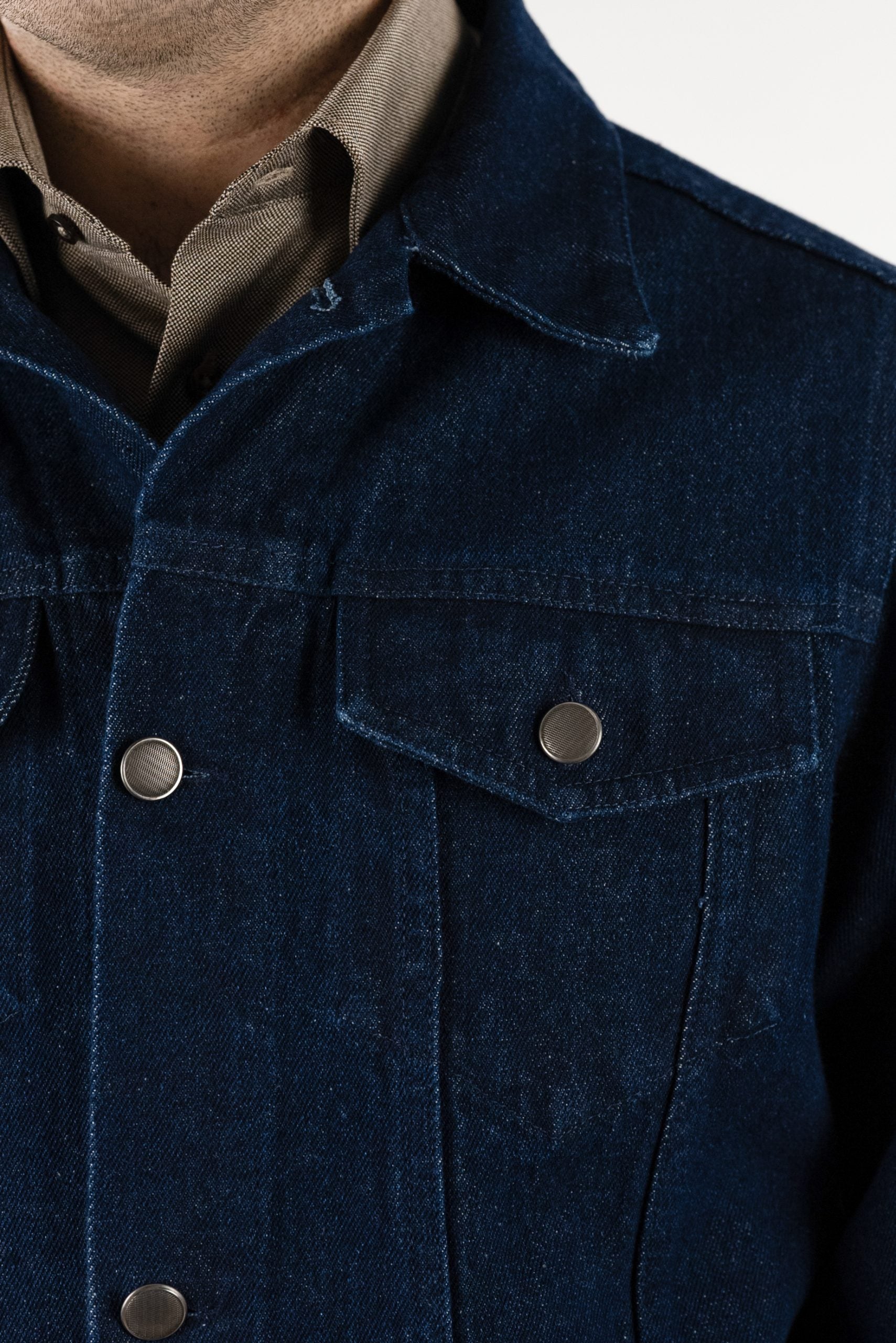 (product) Jachetă Barbati Denim Tesatura Troficolor JD001