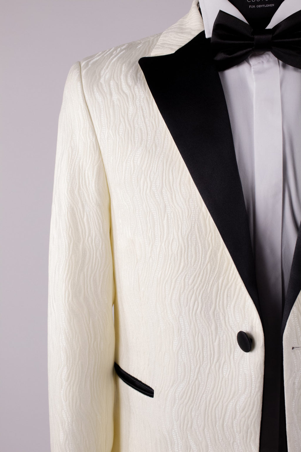 Costum nunta brocard elegant ivory Cfg047