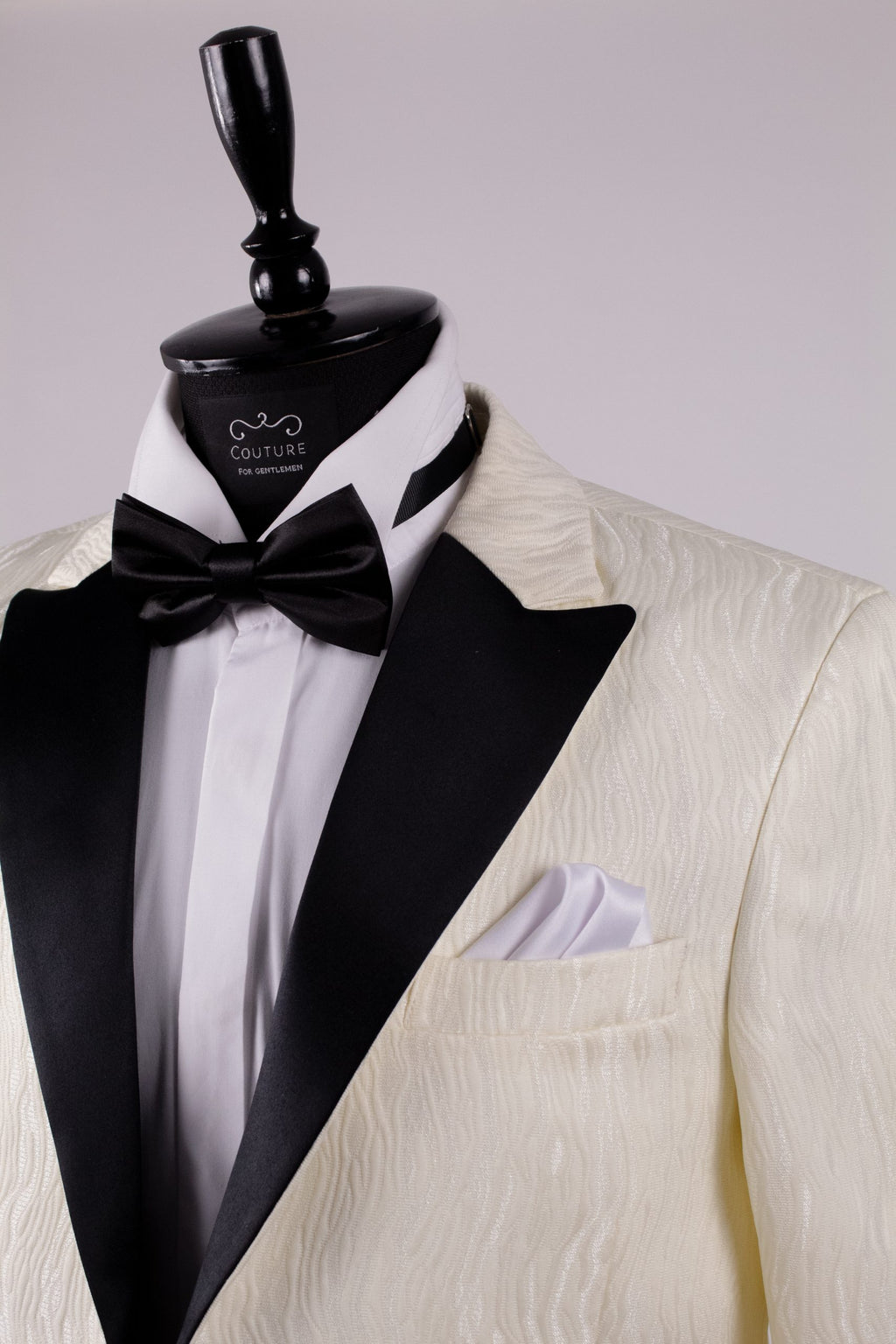 Costum nunta brocard elegant ivory Cfg047