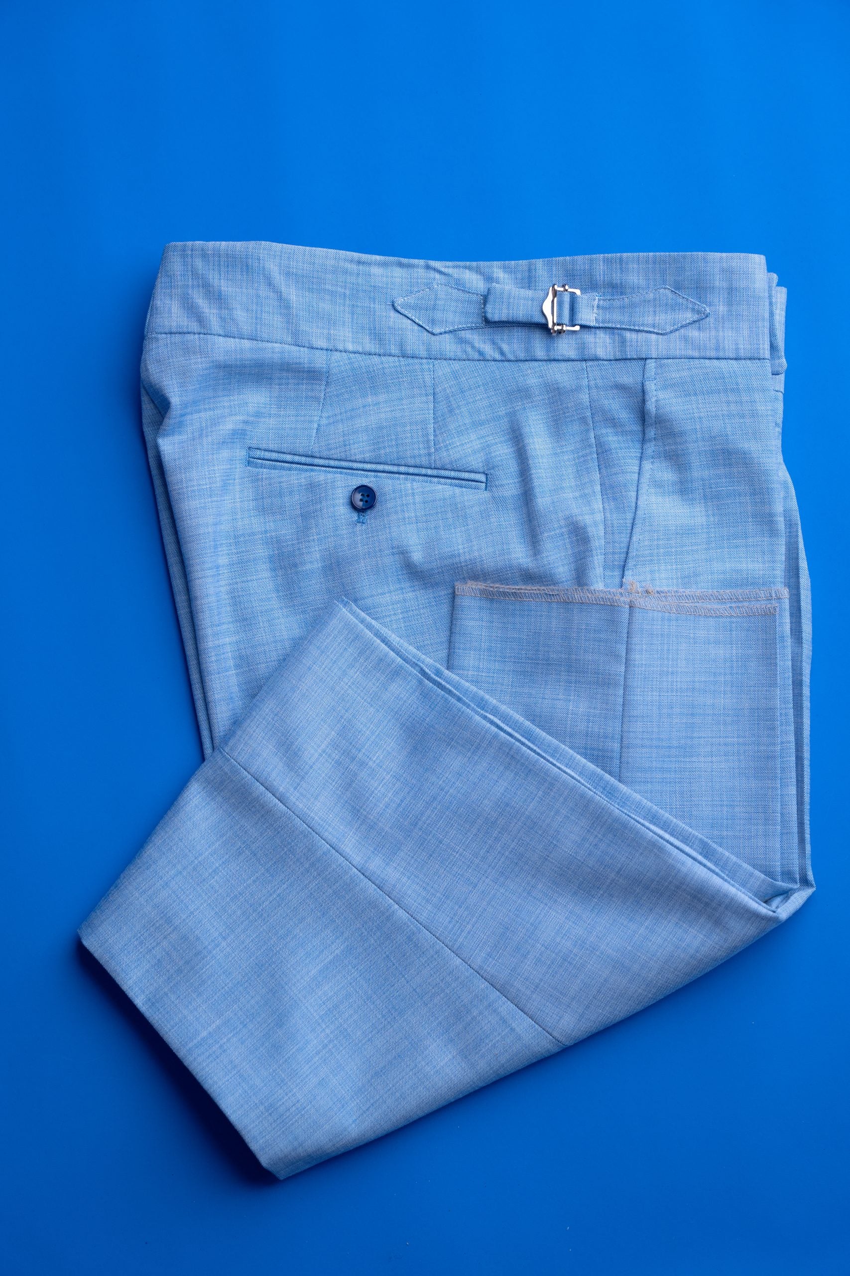 pantaloni gurkha baby blue