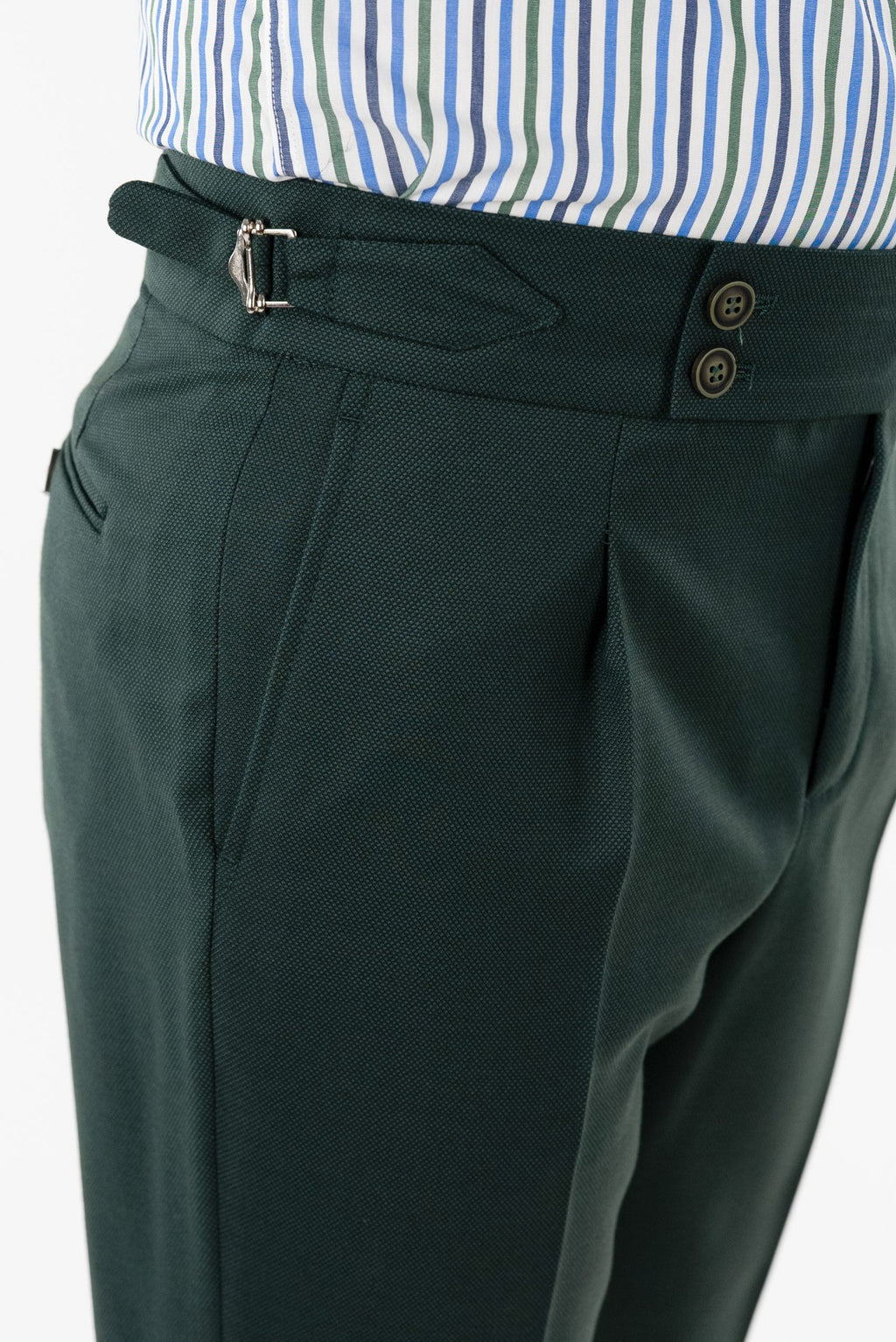 (product) Pantaloni Gurkha Barbati Verde Tailored Fit CFGP004
