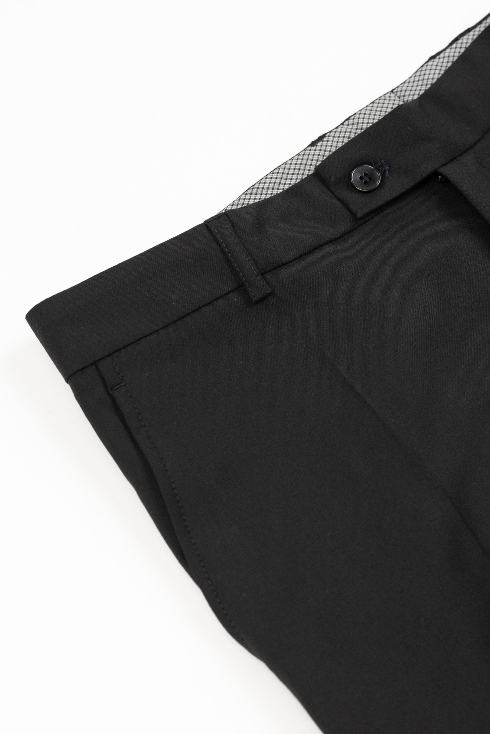 (product) Pantaloni eleganti barbati, Negru, Tailored Fit CFGP006