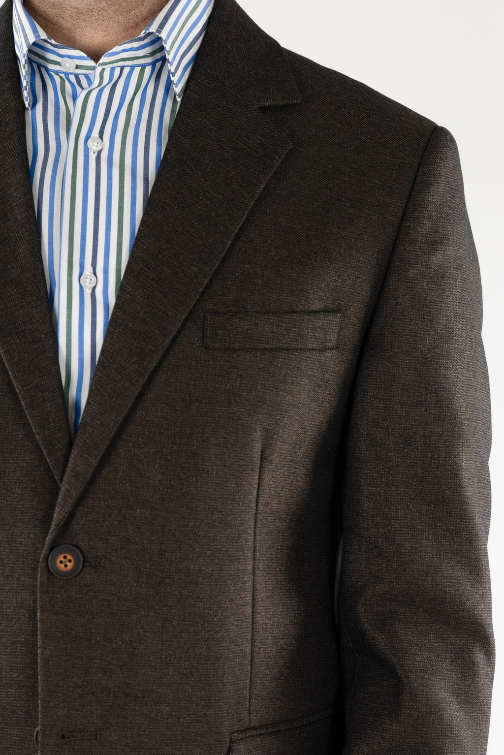 (product) Sacou Barbati Maro Inchis Tailored Fit CFGS013