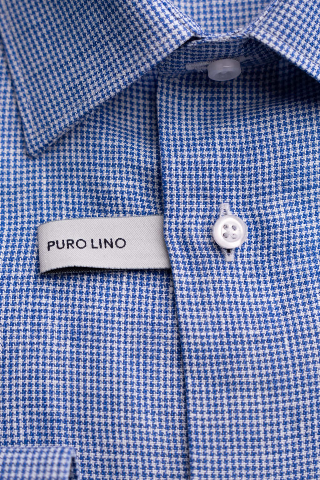 (product) Camasa blue texturat in Puro Lino slim fit CMS01BTIN
