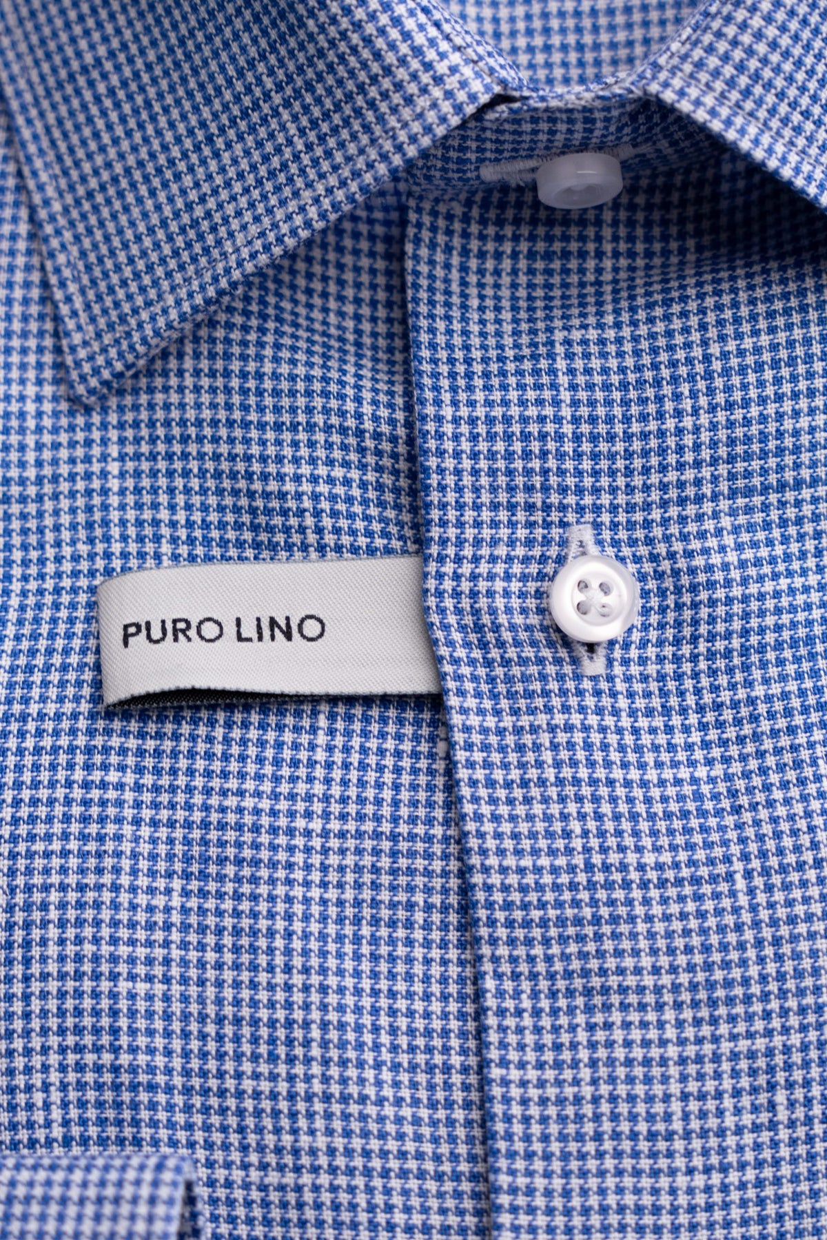 (product) Camasa blue texturat in Puro Lino slim fit CMS01BTIN