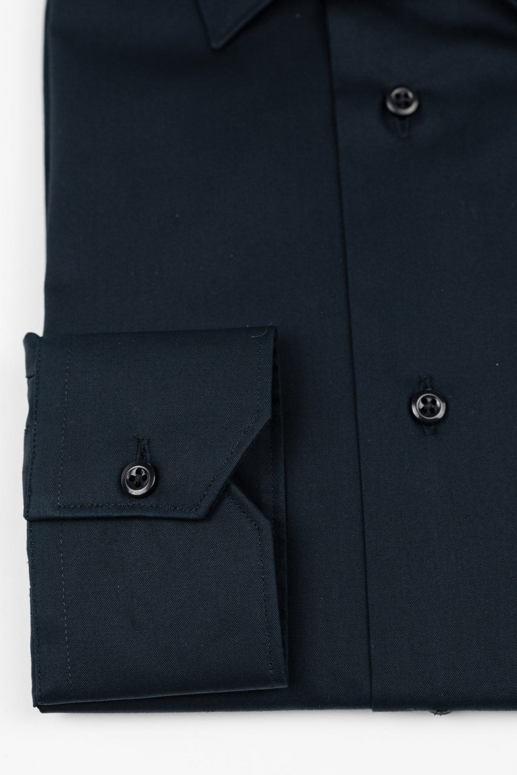 (product) Camasa barbati bumbac uni neagra slim fit Cms01n