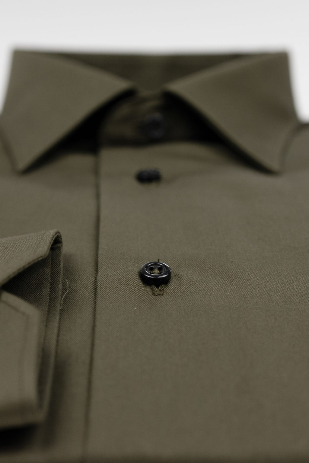 (product) Camasa barbati bumbac uni verde padurar slim fit Cms01vp