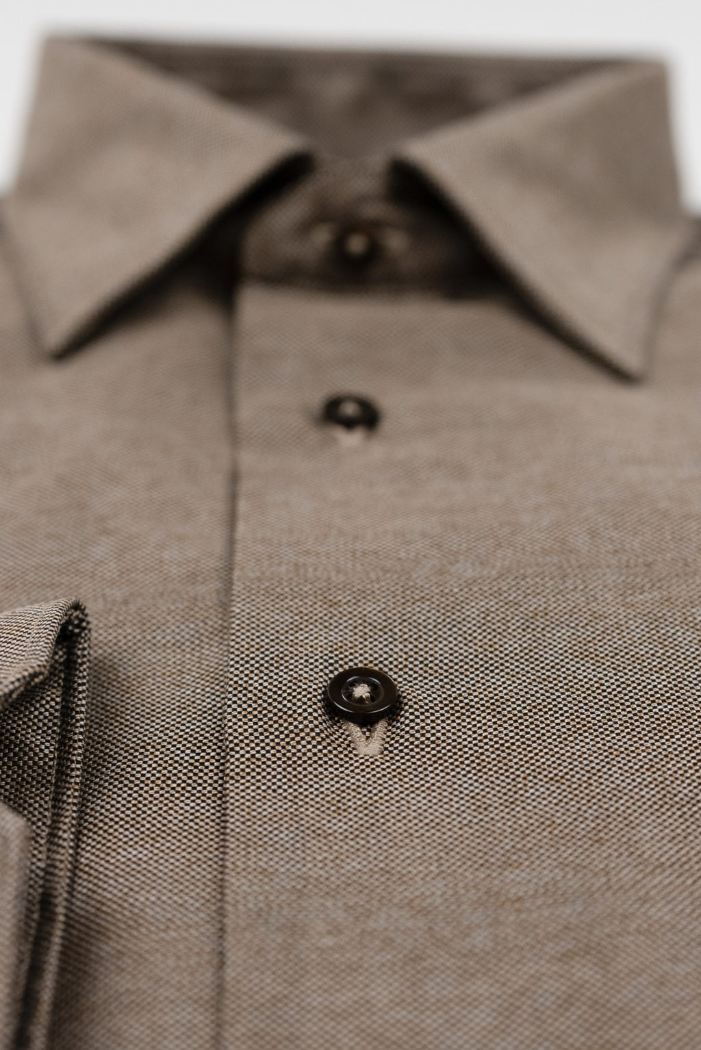 (product) Camasa barbati bumbac Oxford maro deschis slim fit Cms02md