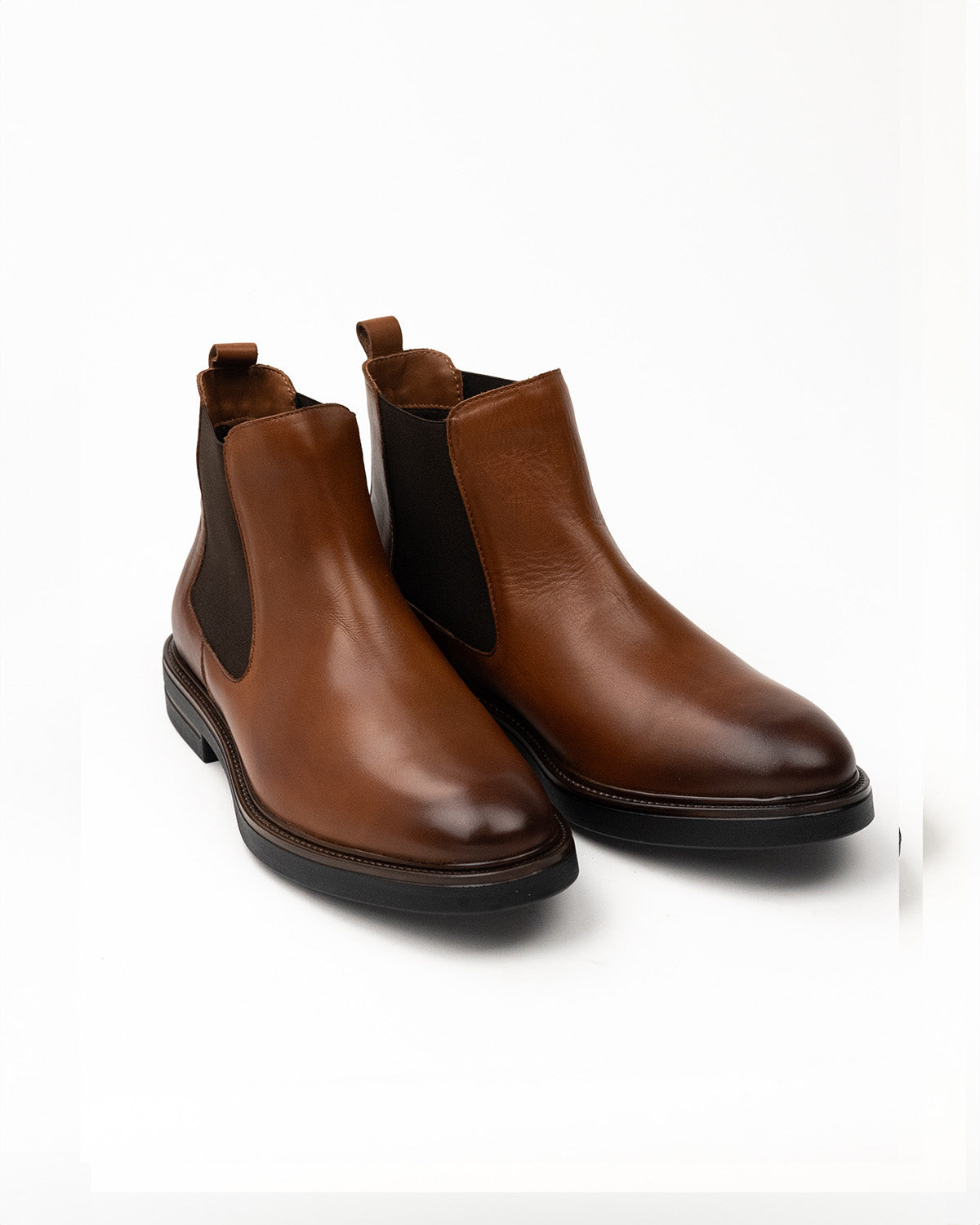 (product) Ghete Bărbați Model Chelsea Cognac Box Cfgg501cb