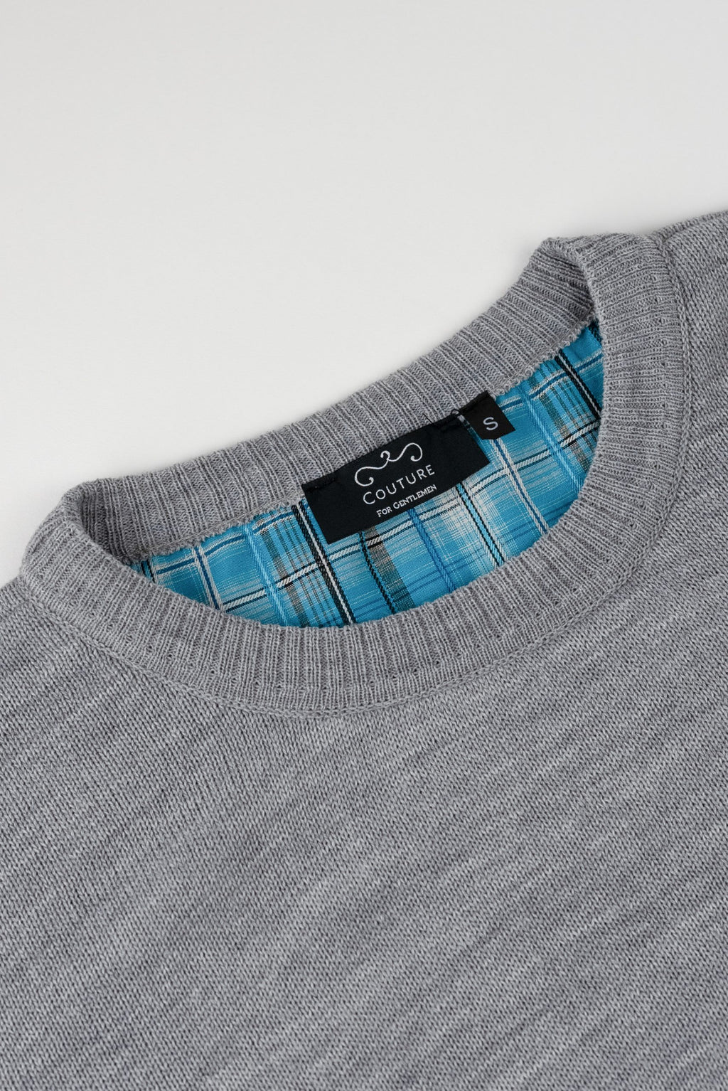 (product) Pulover Barbati Gri Standard Fit Guler Baza Ctrpv02g