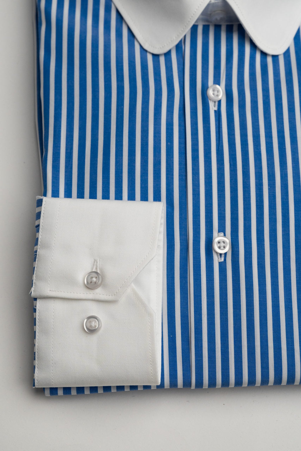 (product) Camasa in dungi albastre guler Club slim fit Cms06ab