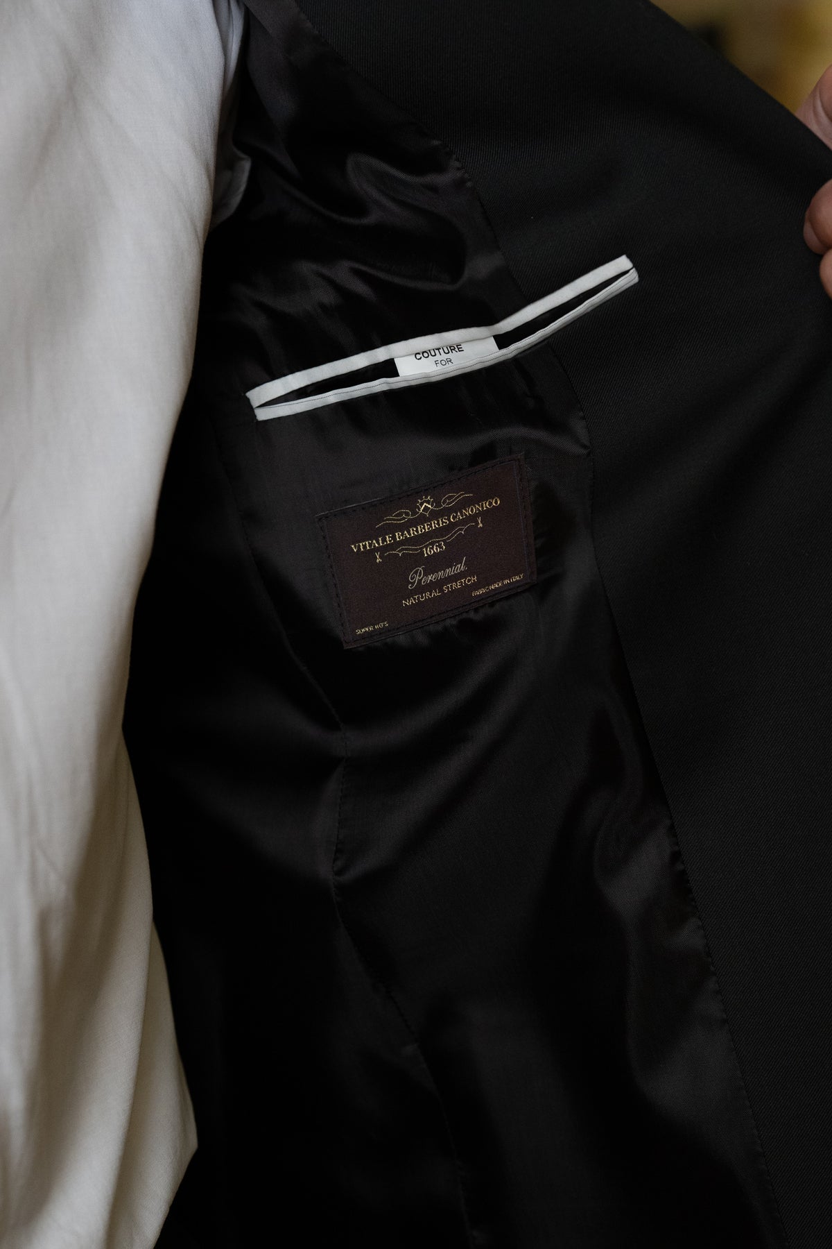 Costum barbati verde inchis 100% lana Vitale Barberis Canonico