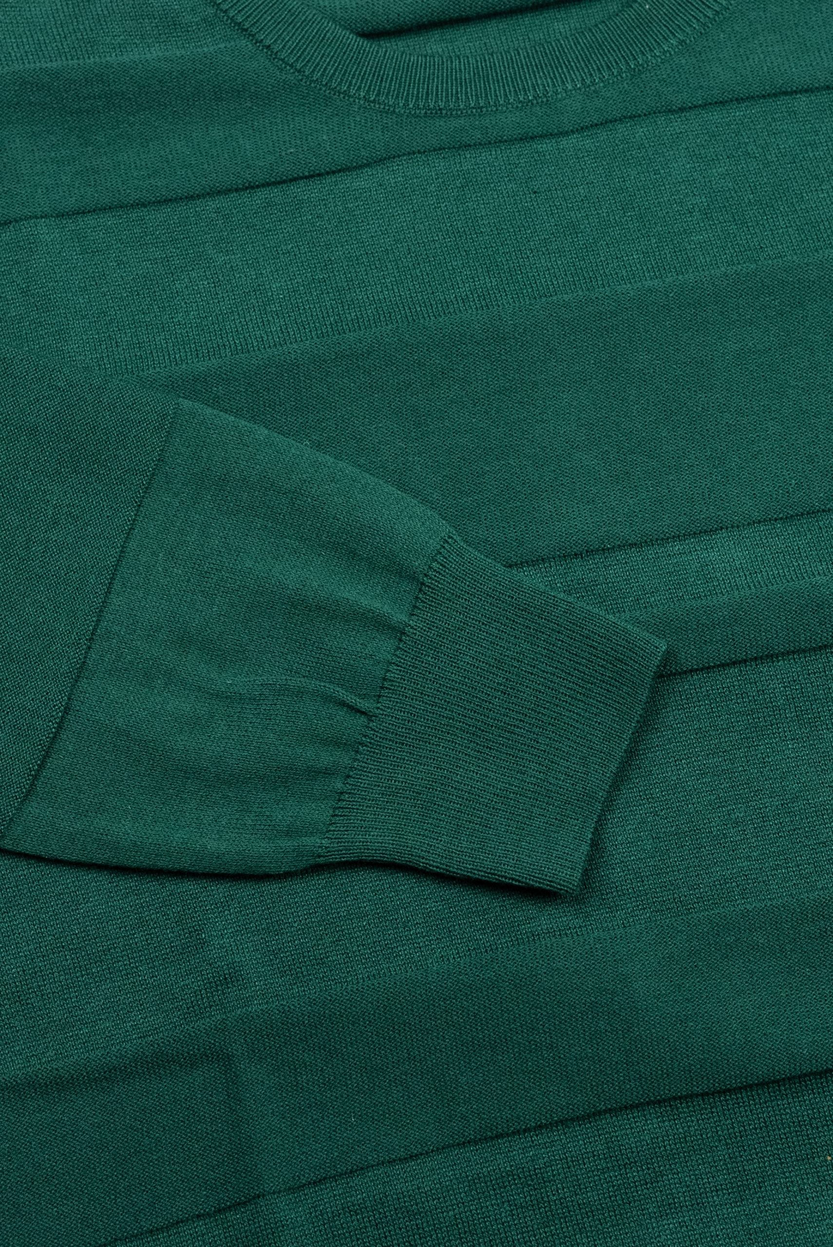 (product) Pulover Barbati Verde Model Guler Baza PLV007