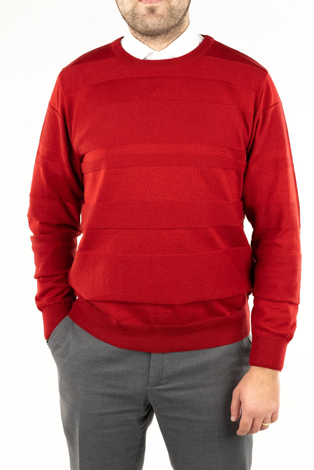 (product) Pulover Barbati Verde Model Guler Baza PLV007