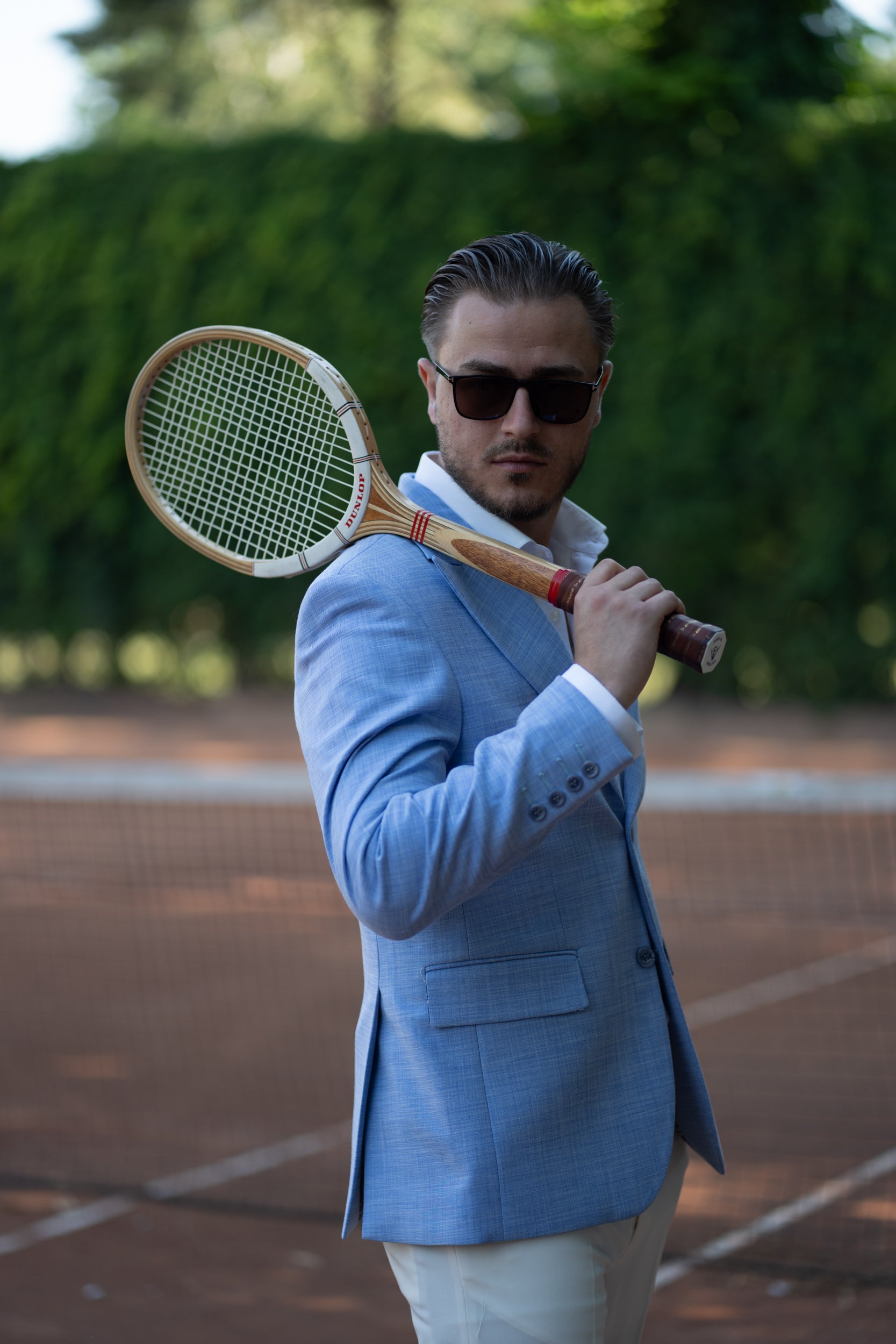 Tinuta Solaro albastru deschis Tailored Fit Cfg308T