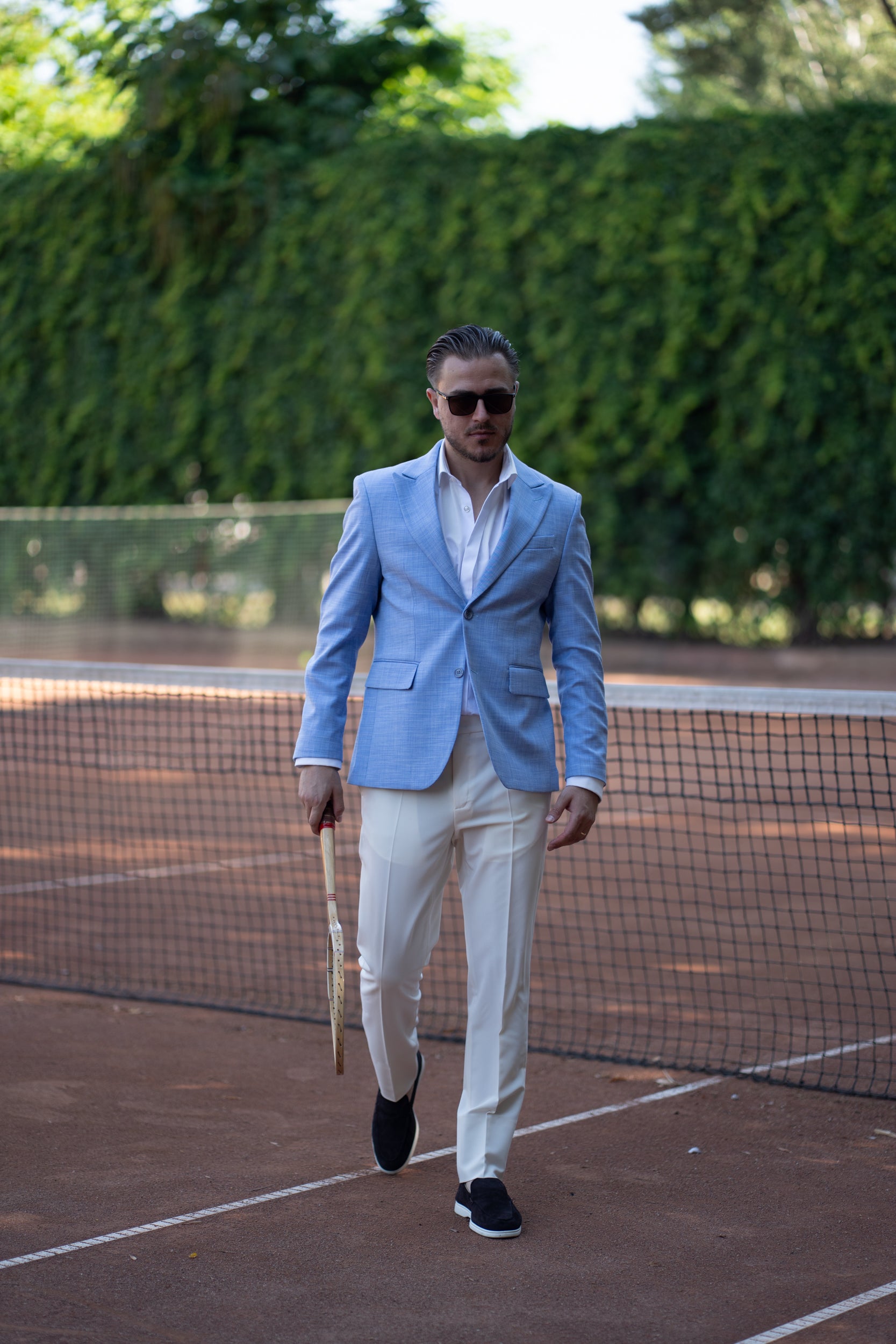 Tinuta Solaro albastru deschis Tailored Fit Cfg308T