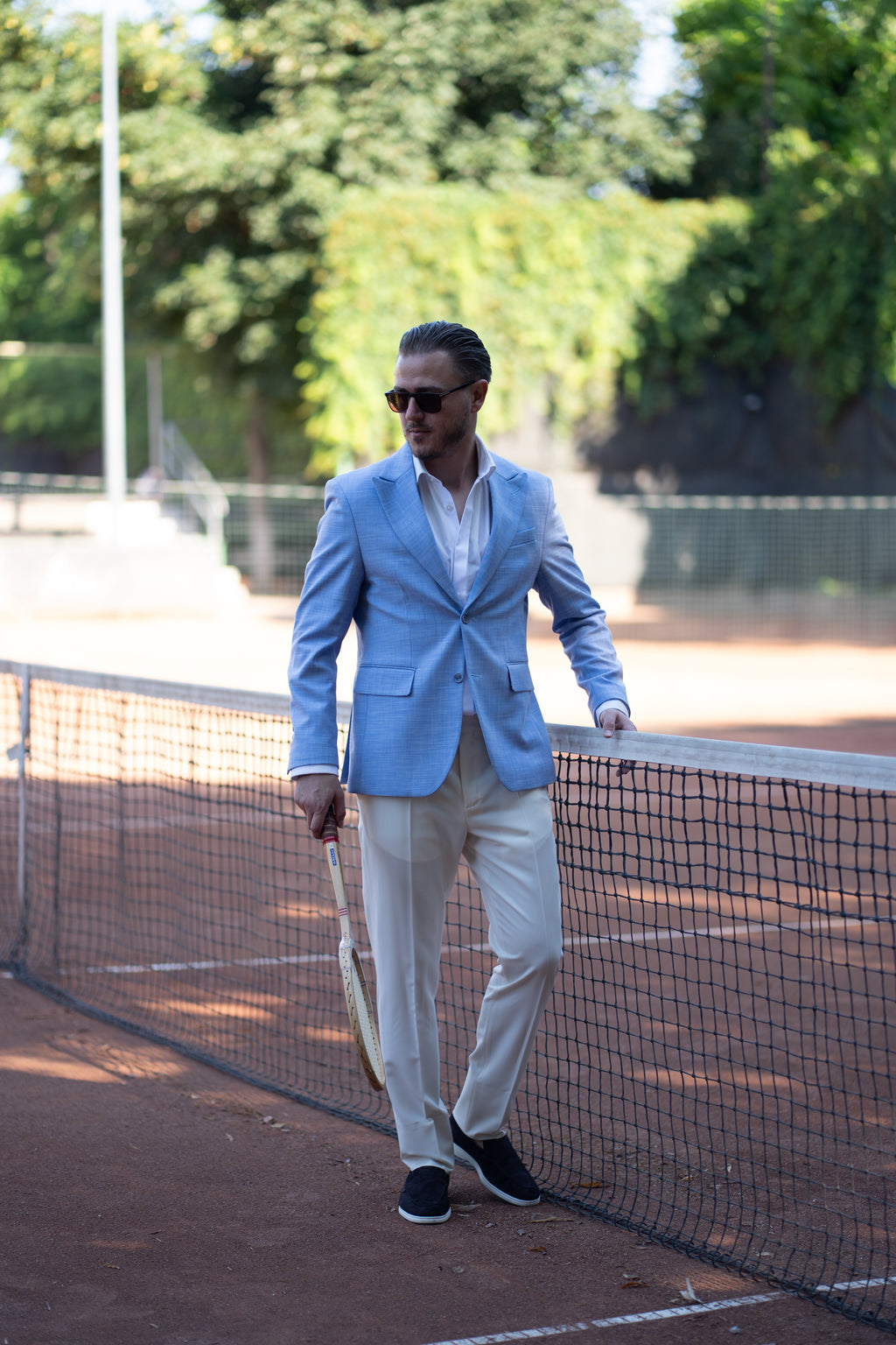 Tinuta Solaro albastru deschis Tailored Fit Cfg308T