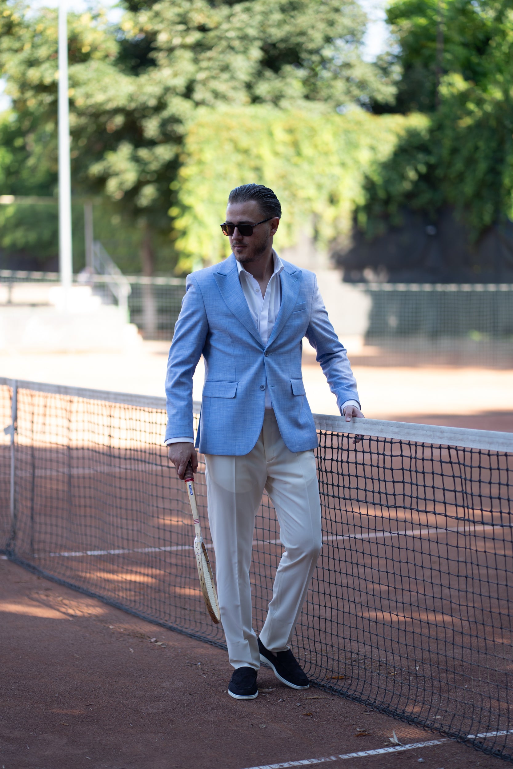 Tinuta Solaro albastru deschis Tailored Fit Cfg308T