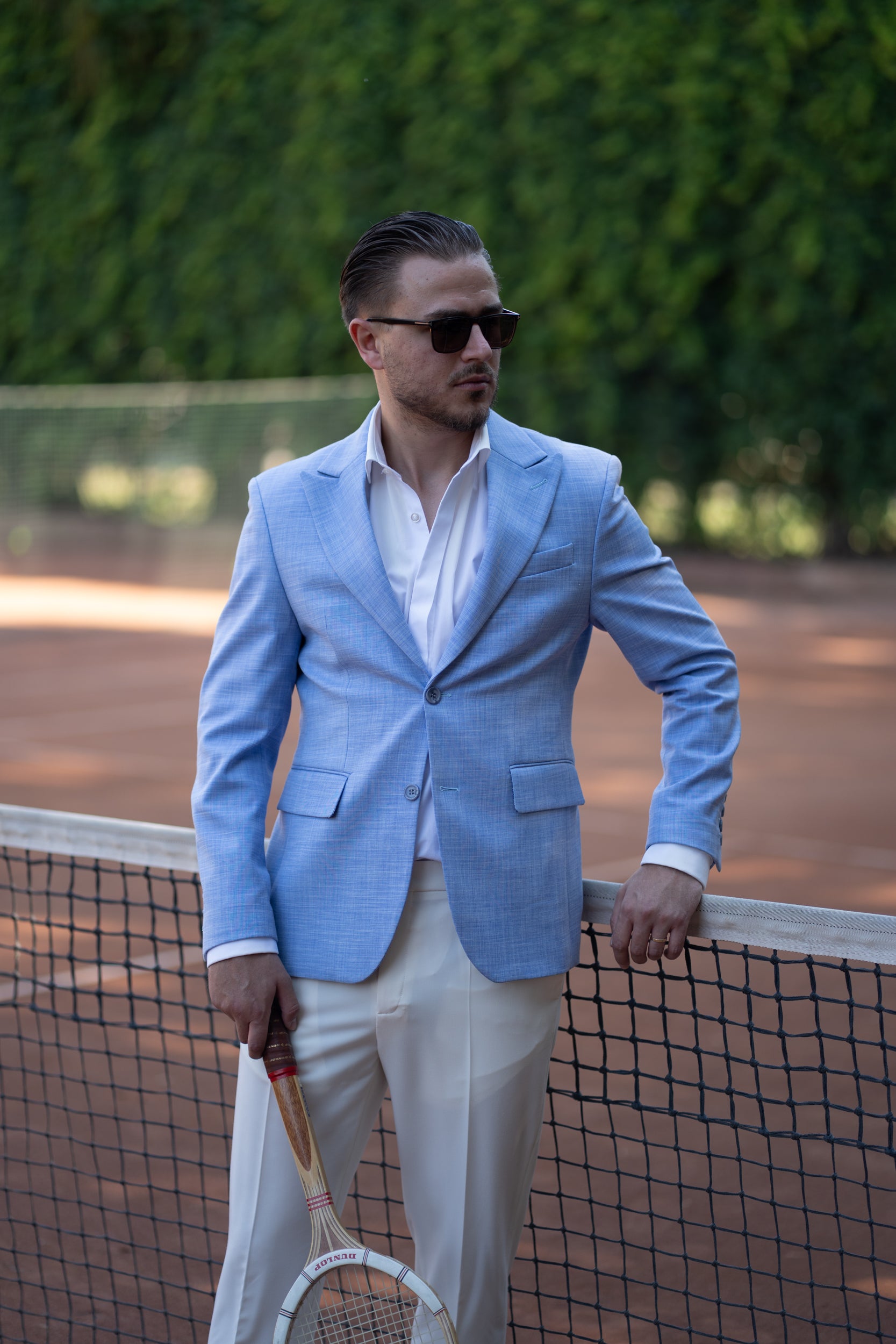 Tinuta Solaro albastru deschis Tailored Fit Cfg308T