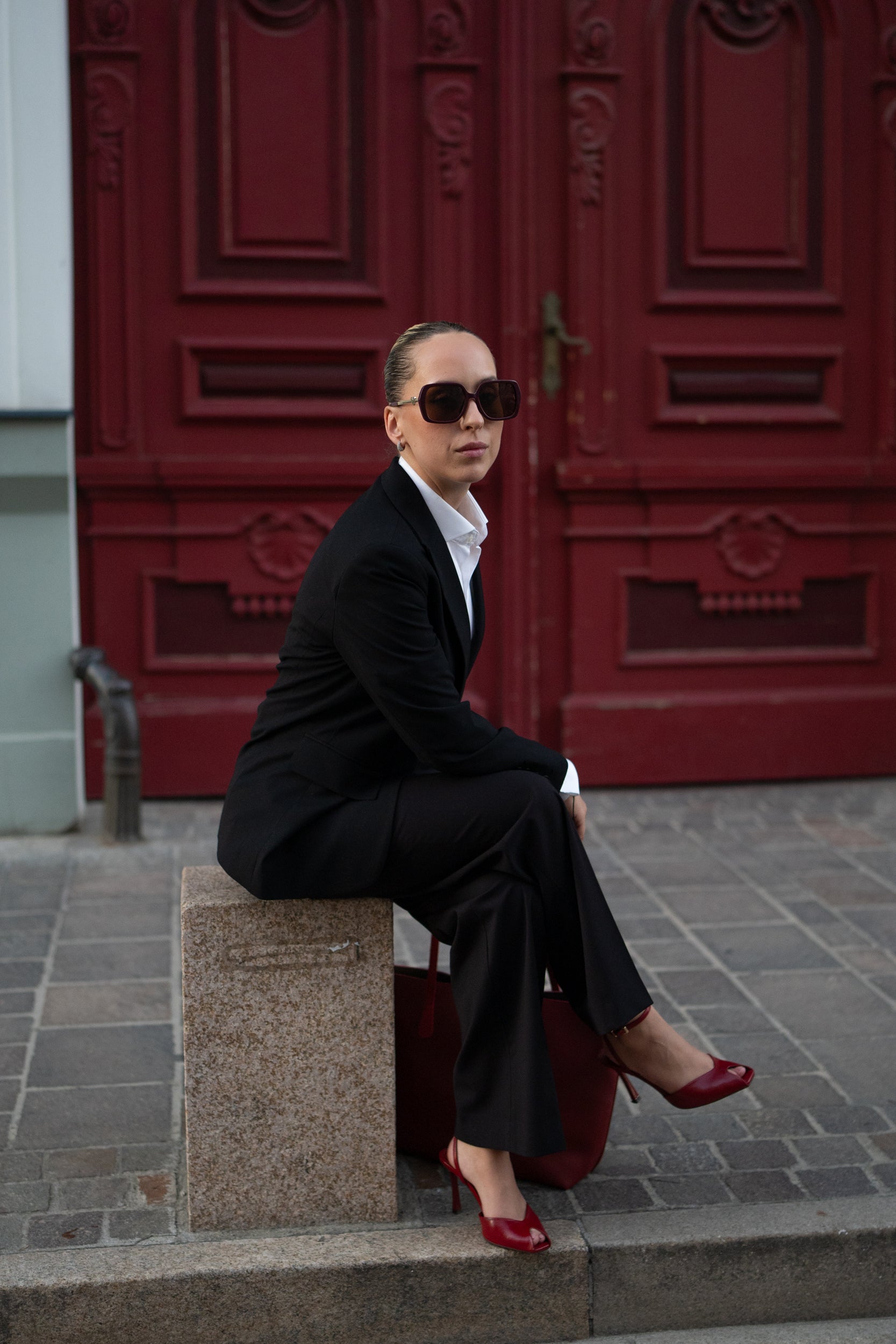 Costum business dama negru