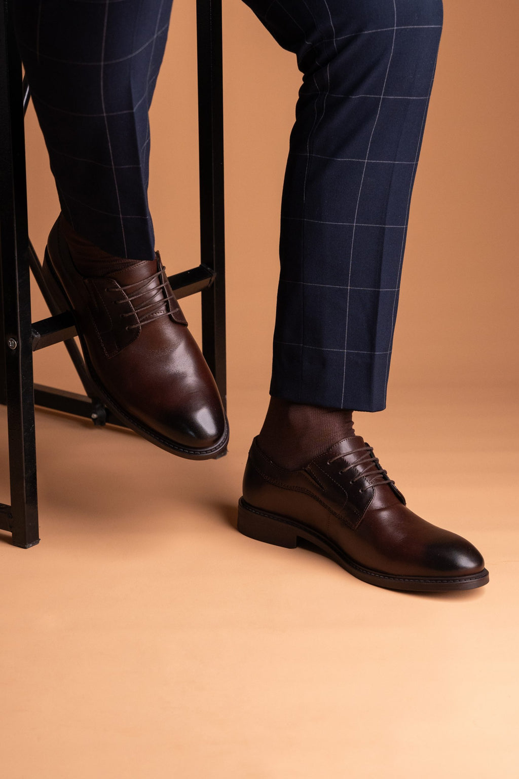 (product) Pantofi Bărbați din piele naturală, Mogano Cfgp531mb