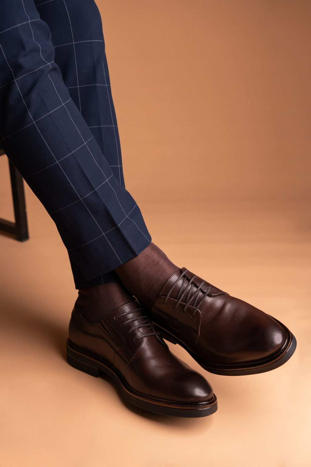 (product) Pantofi Bărbați din piele naturală, Mogano Box, Cfgp530mb