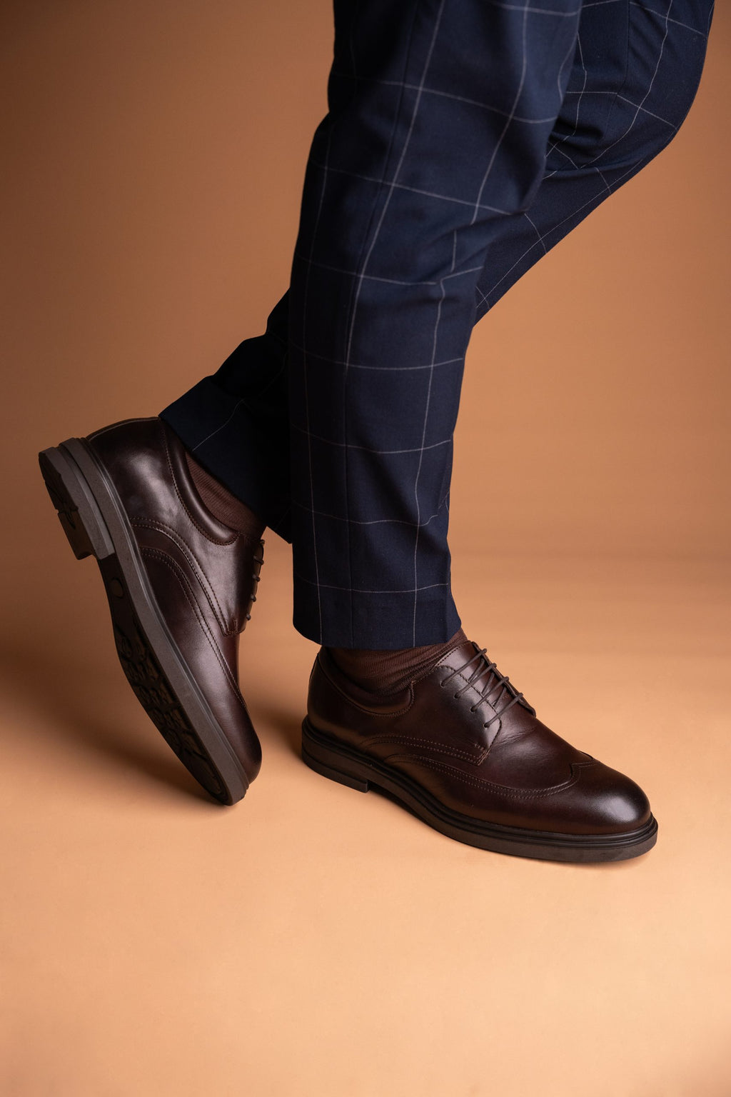 (product) Pantofi Bărbați din piele naturală, Mogano Box, Cfgp657mb